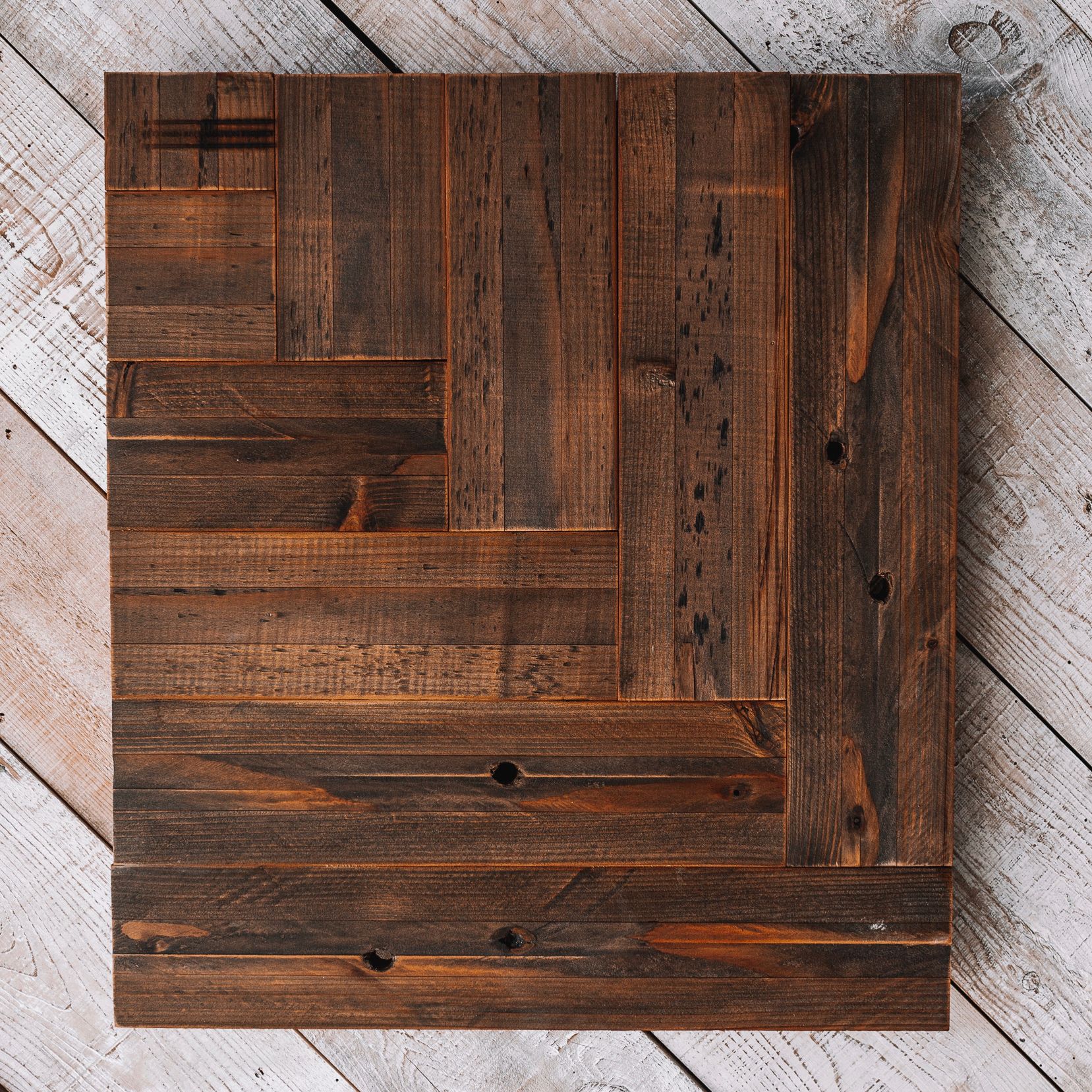 Dark Finished Reclaimed Wood